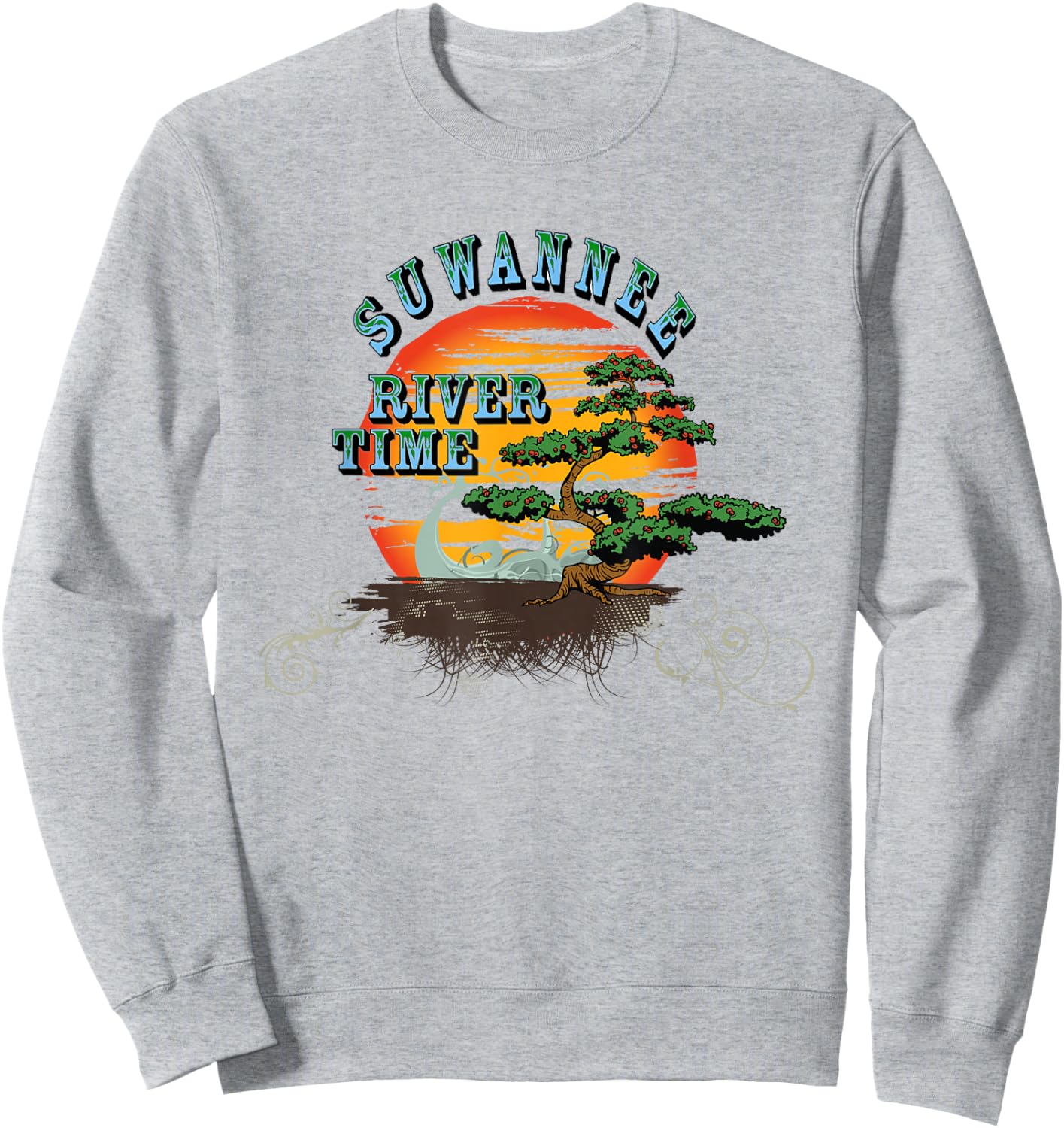 Suwannee River Time Sweatshirt - Sweatshirt | Ash