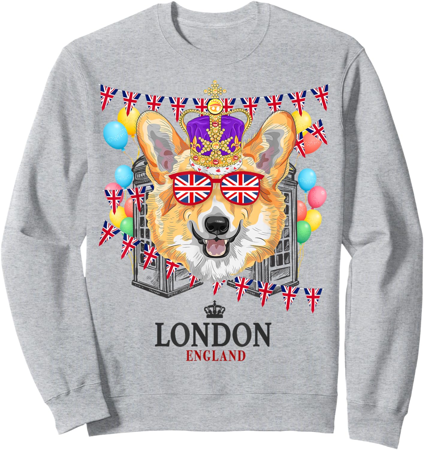 London Souvenirs Idea For Kids & English British Memorabilia Sweatshirt - Sweatshirt | Ash