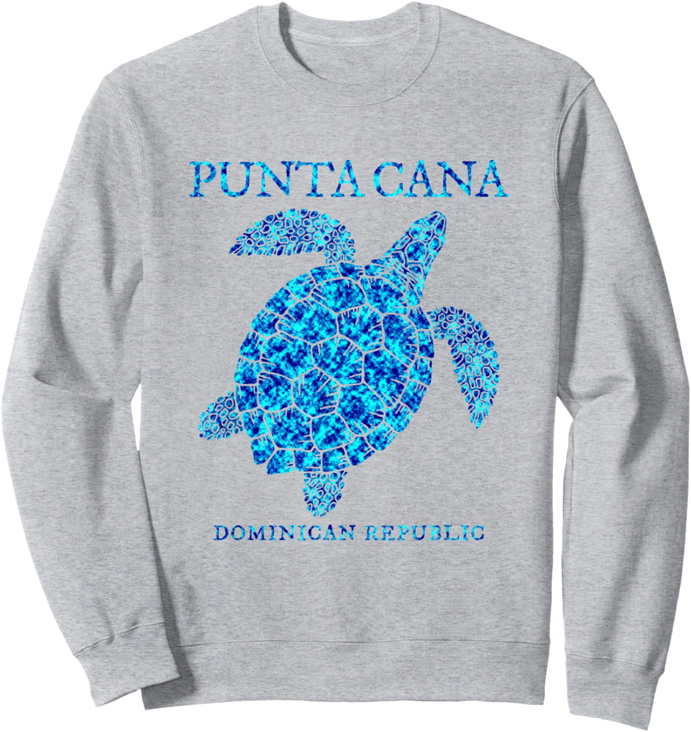 Punta Cana Dominican Republic Sea Turtle Boys Girls Toddler Sweatshirt - Sweatshirt | Ash