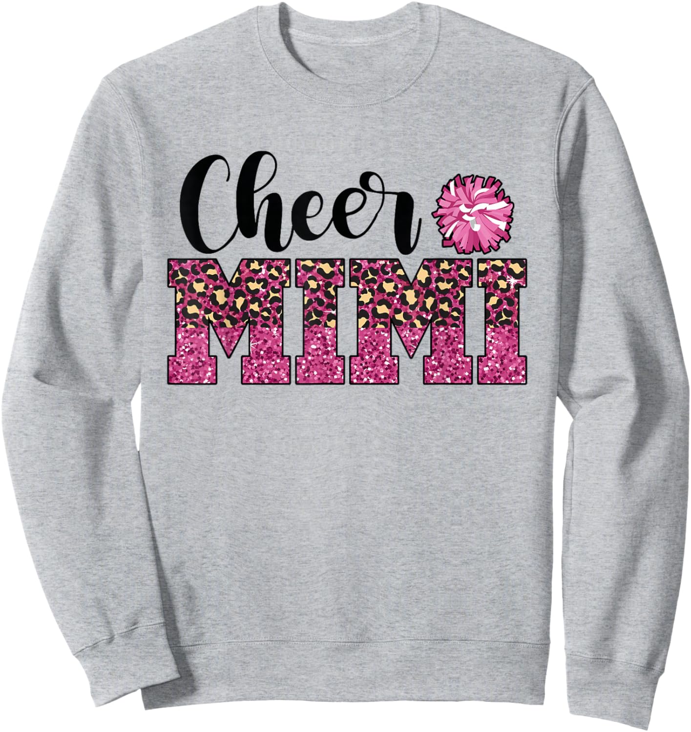 Cute Cheer Mimi Of A Cheerleader Mimi Grandma Sweatshirt - Sweatshirt | Ash