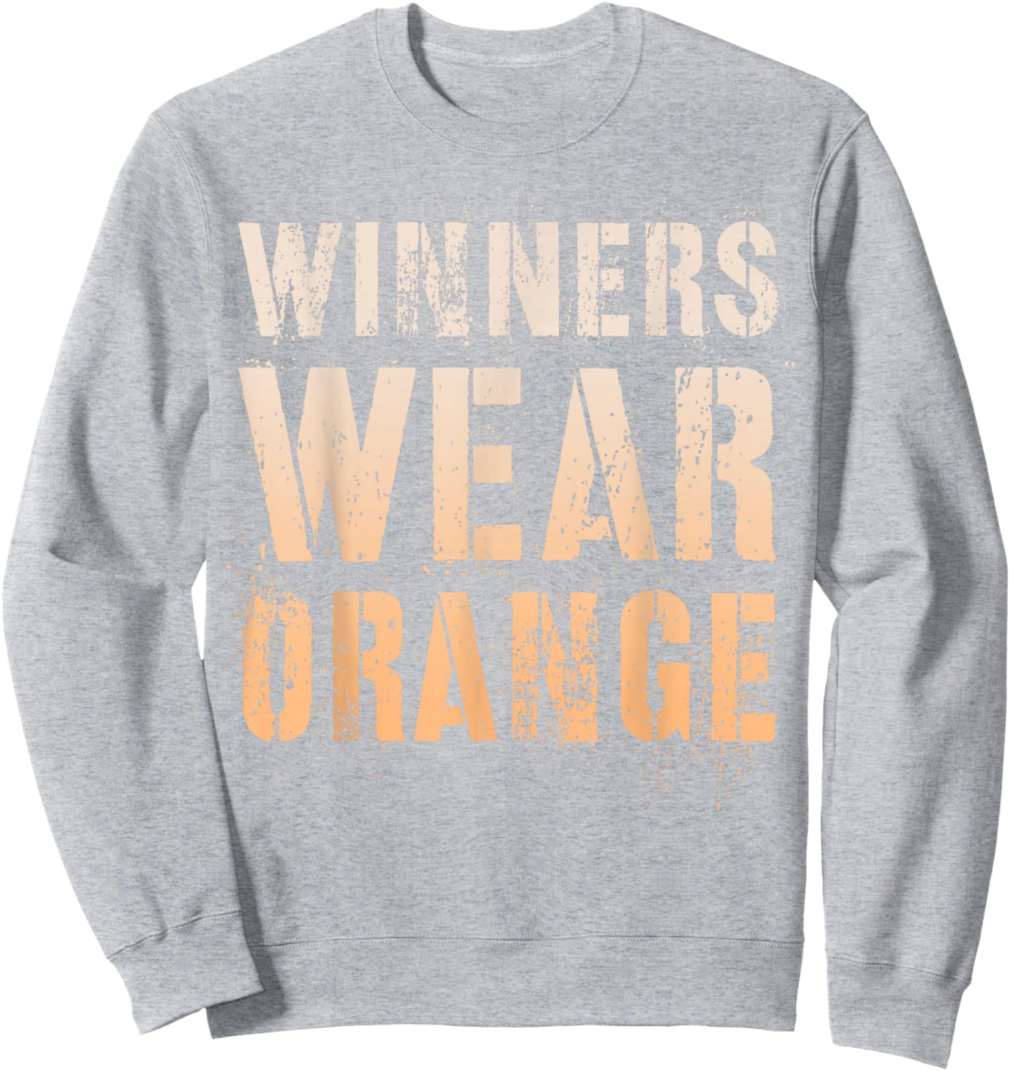 Vintage WINNERS WEAR ORANGE My Summer Camp Team War Game Day Sweatshirt - Sweatshirt | Ash