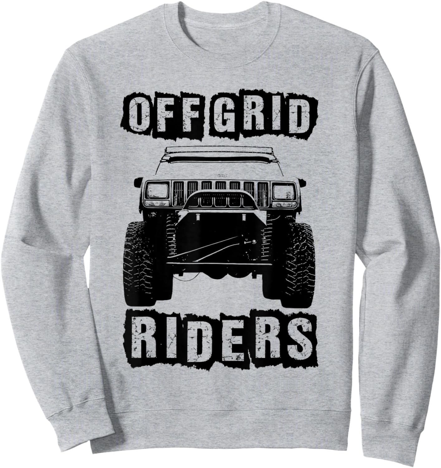 Off road rock crawling XJ Sweatshirt - Sweatshirt | Ash