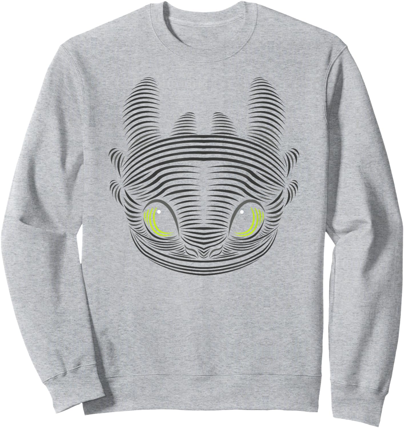 How to Train Your Dragon 3 Hidden World HD Toothless Sweatshirt - Sweatshirt | Ash