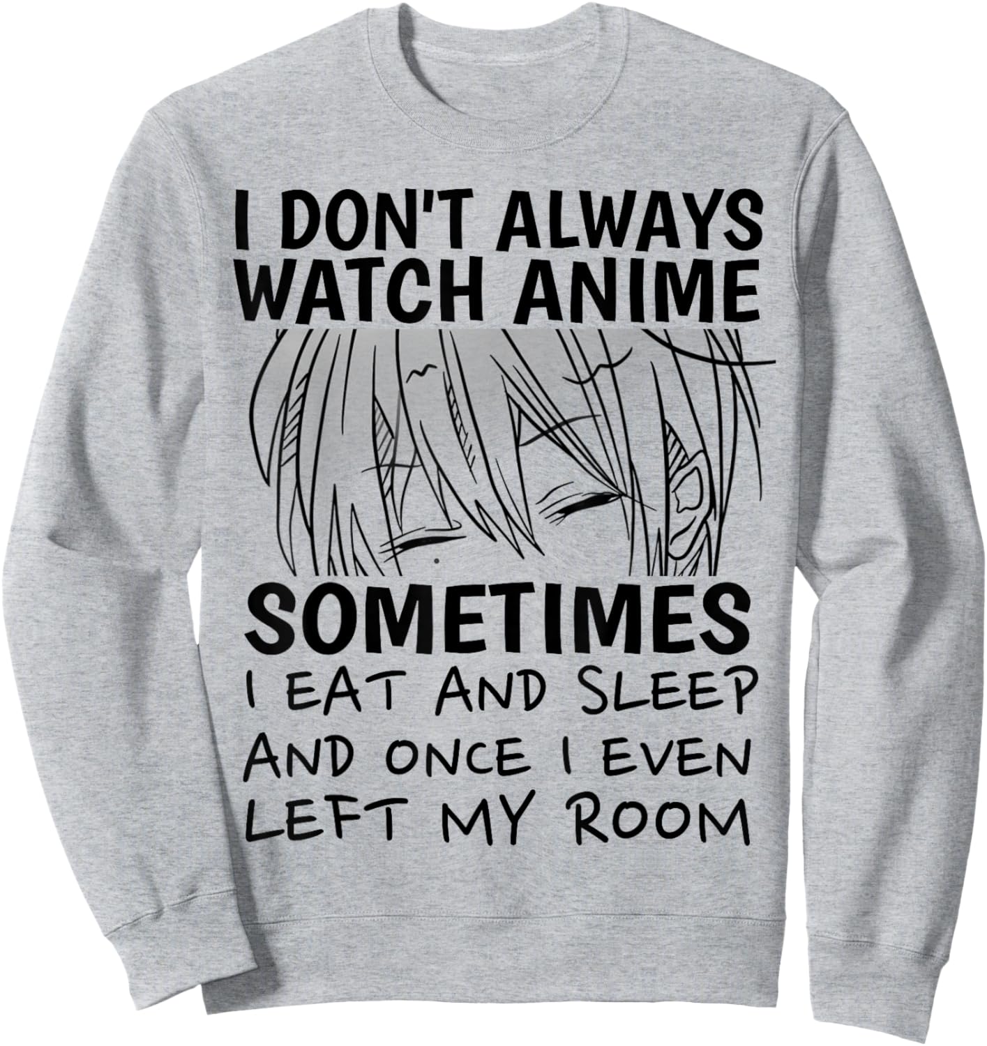 Anime Merch Boys Kawaii Otaku Japan Animae Manga Sweatshirt - Sweatshirt | Ash