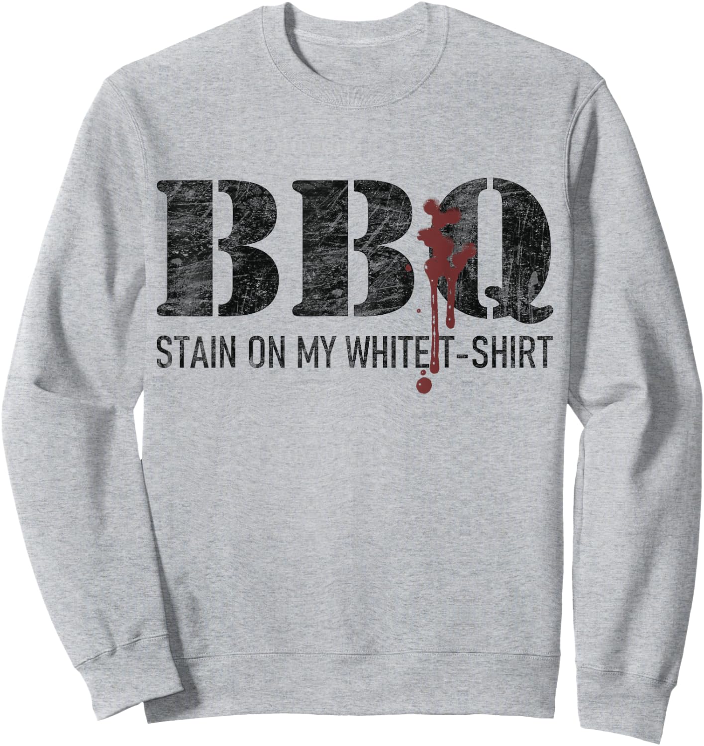 Barbecue stain on my white Sweatshirt - Sweatshirt | Ash