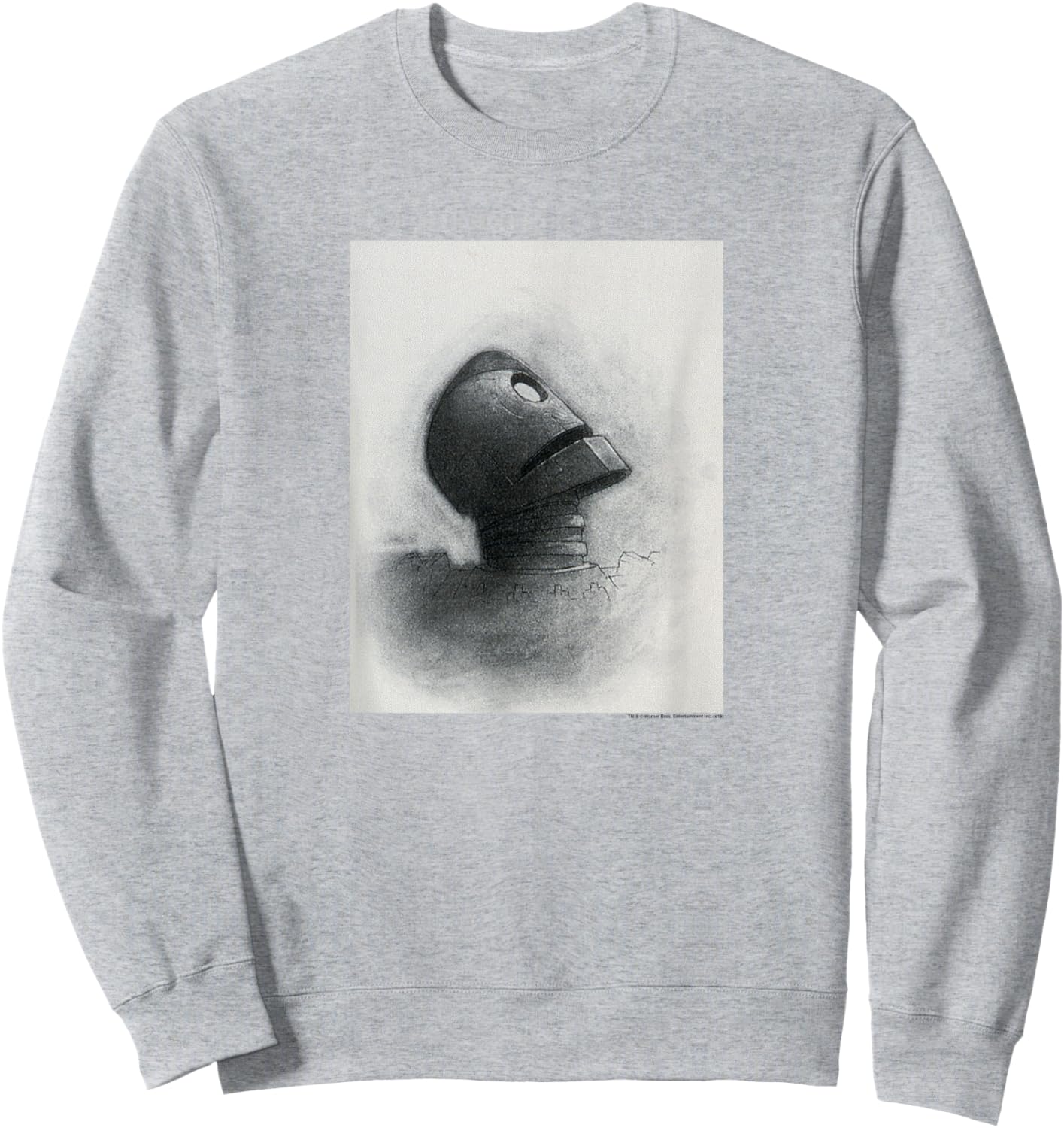 The Iron Giant Looking Up Sweatshirt - Sweatshirt | Ash