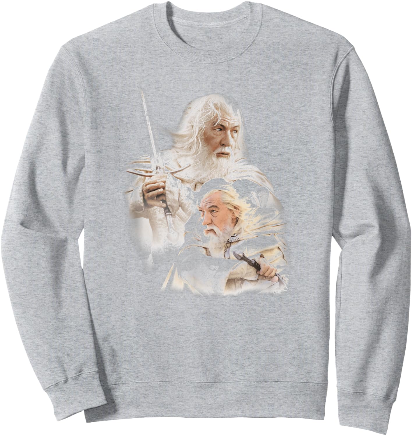Lord of the Rings Gandalf the White Sweatshirt - Sweatshirt | Ash