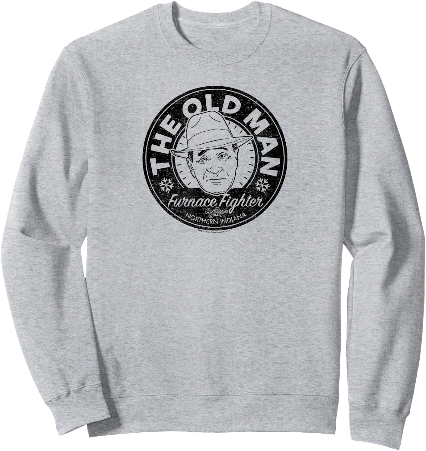 A Christmas Story The Old Man Sweatshirt - Sweatshirt | Ash