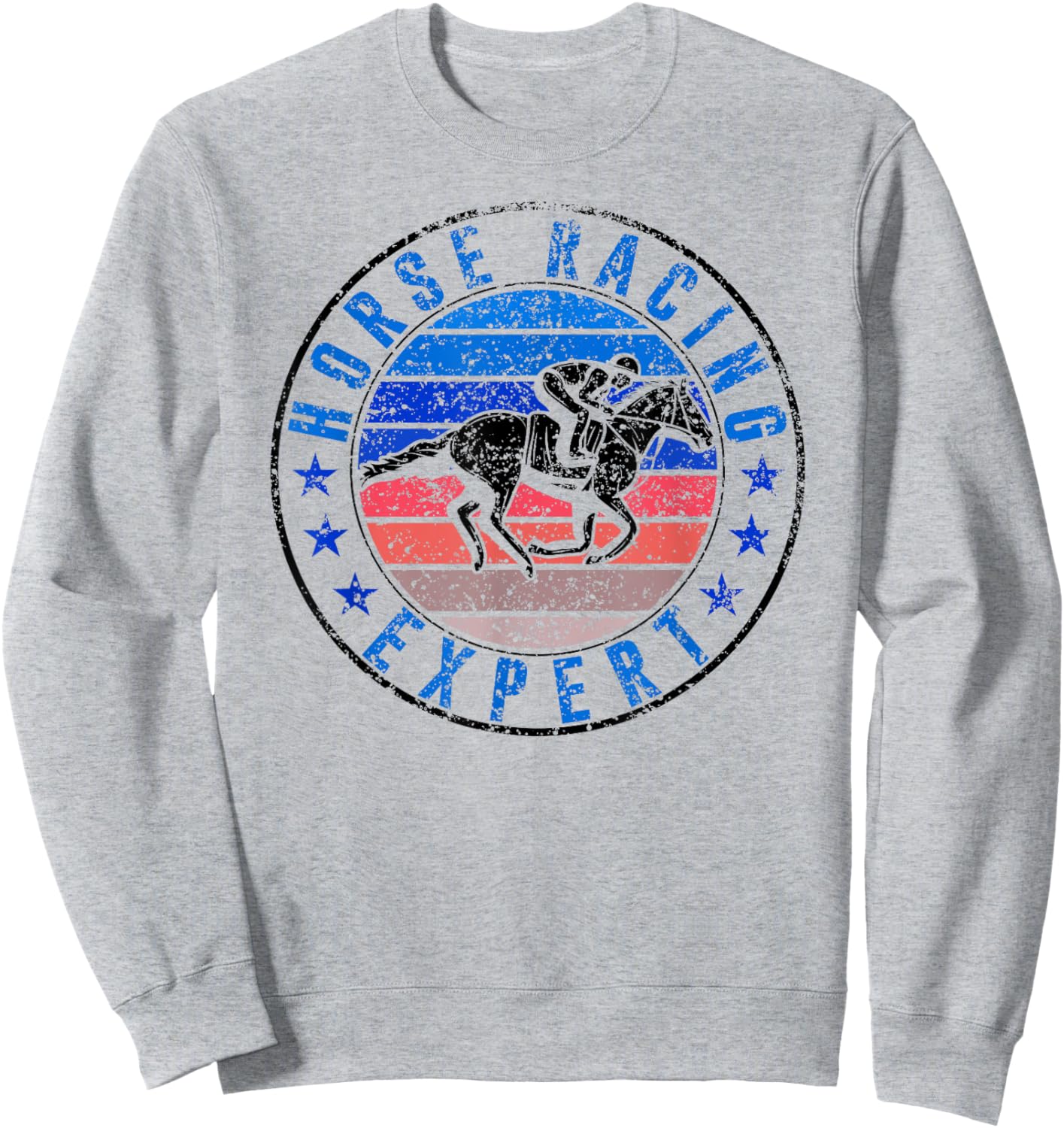 Horse Racing Expert Race Horses Racer Sweatshirt - Sweatshirt | Ash