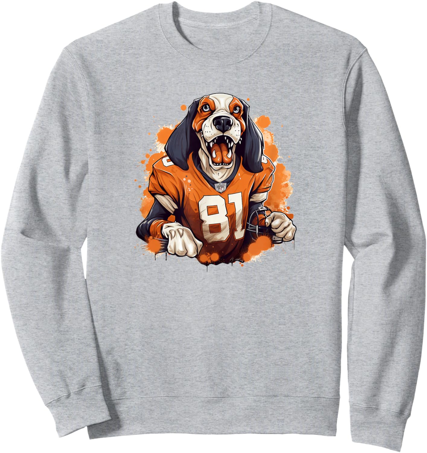 Tennessee Dog Sport Lovers | Tennessee Tri Stars Sweatshirt - Sweatshirt | Ash