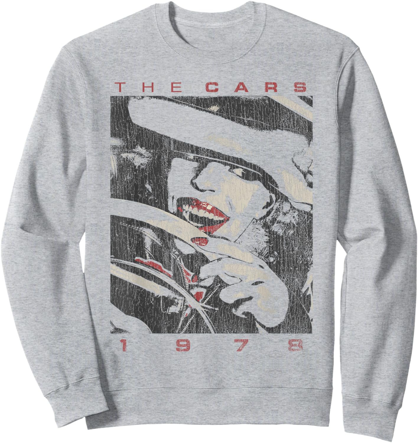 Control Industry The Cars -Adults White Short Sleeve Casual Small Sweatshirt - Sweatshirt | Ash