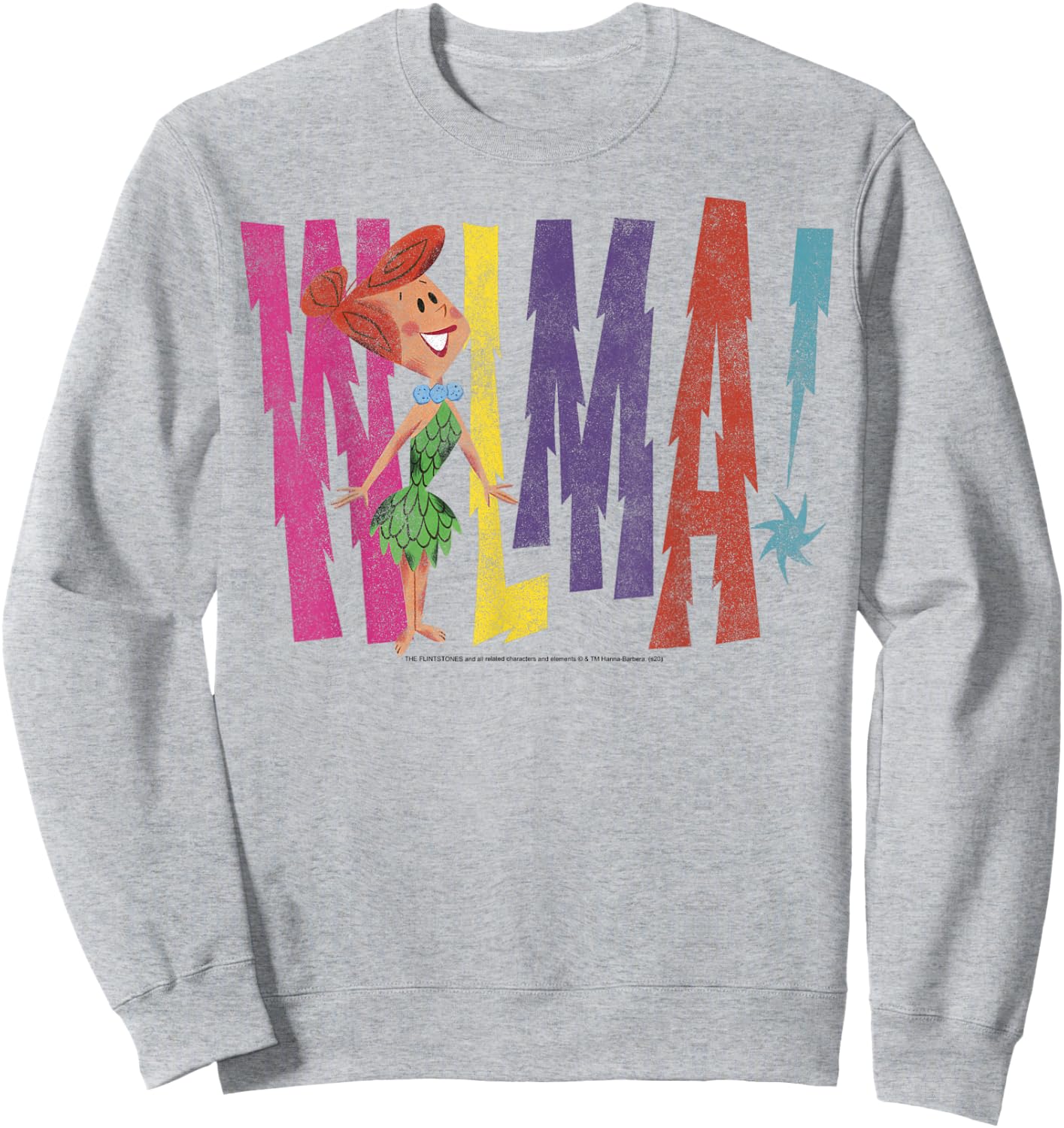 The Flintstones Wilma Vintage Style Sweatshirt - Sweatshirt | Ash