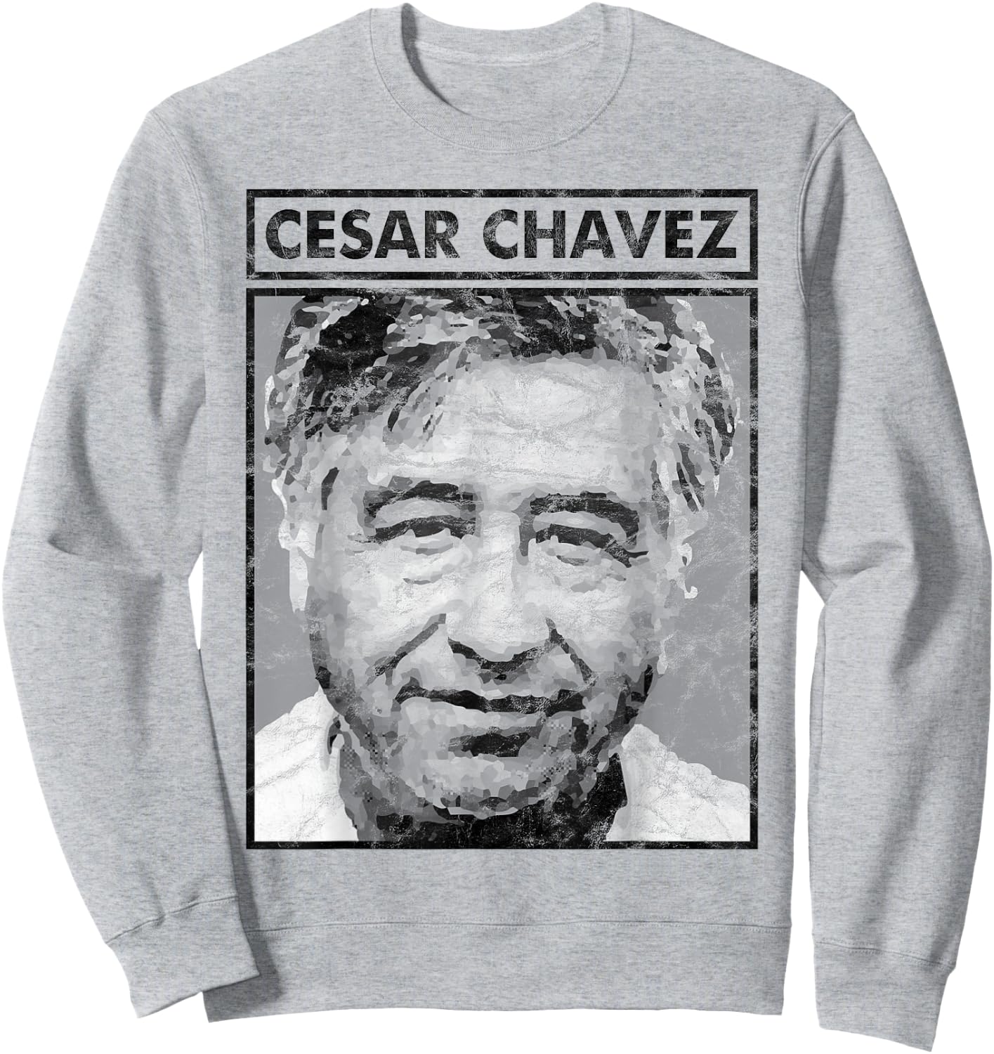 Cesar Chavez Portrait Women, Si Se Puede Sweatshirt - Sweatshirt | Ash