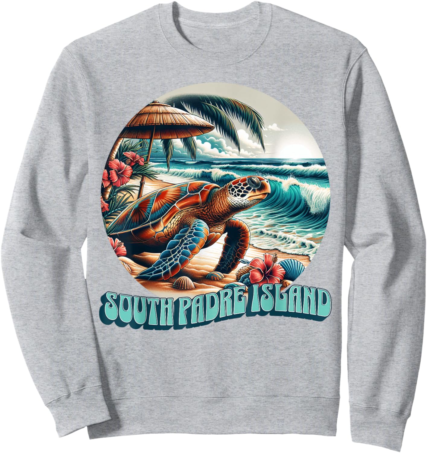South Padre Island Sweatshirt - Sweatshirt | Ash