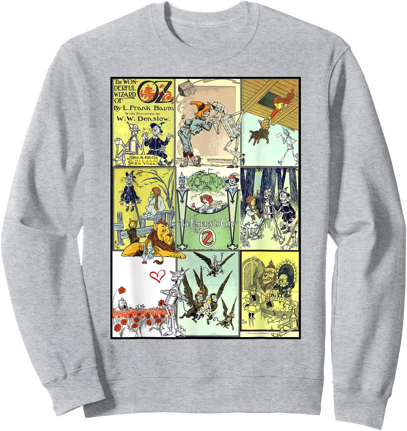Collage The Wonderful Wizard of Oz Sweatshirt - Sweatshirt | Ash