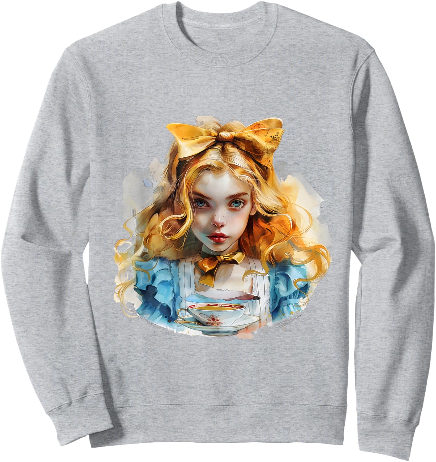 Alice in Wonderland Art Sweatshirt - Sweatshirt | Ash