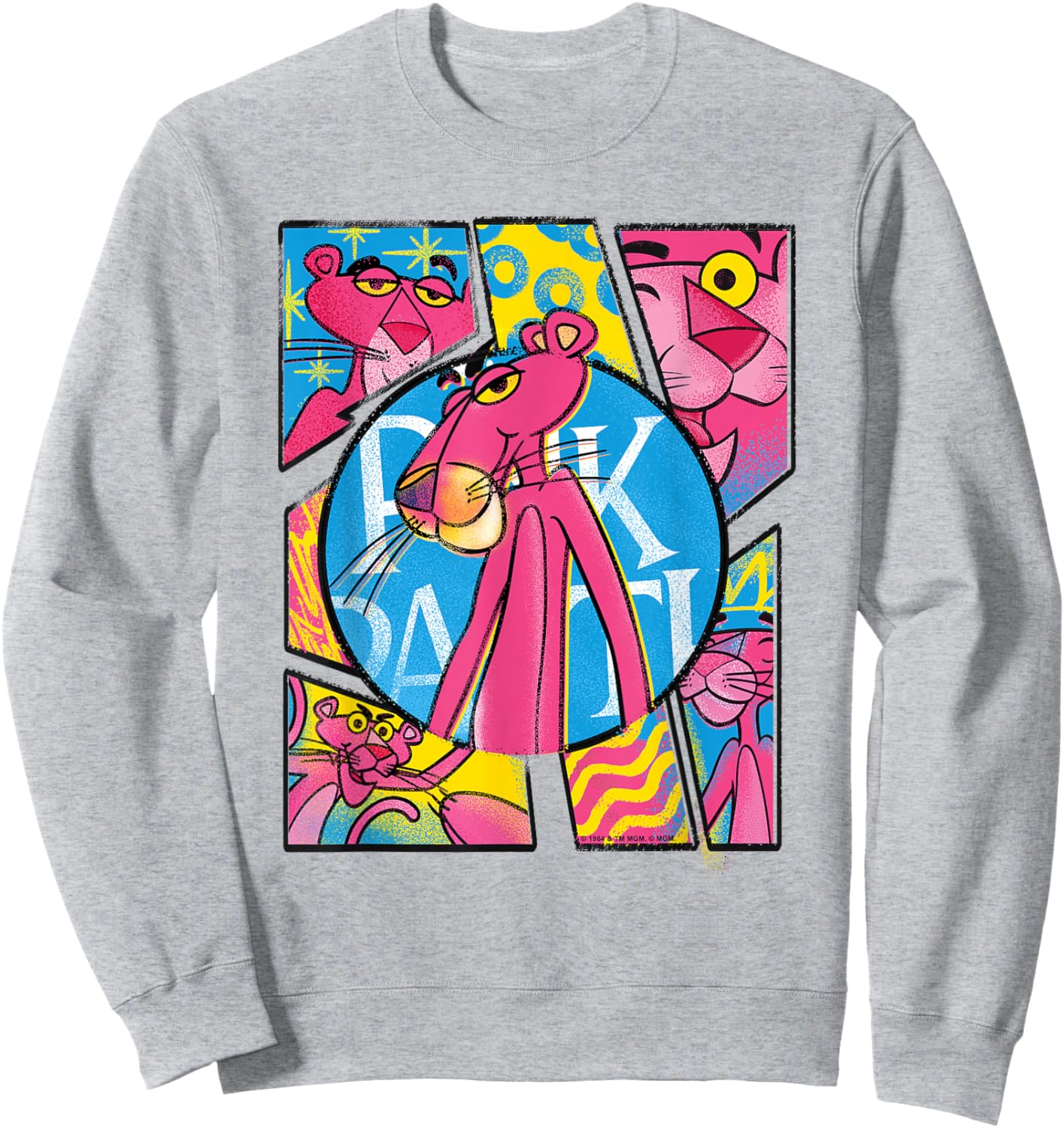 Pink Panther Graffiti Panels Sweatshirt - Sweatshirt | Ash