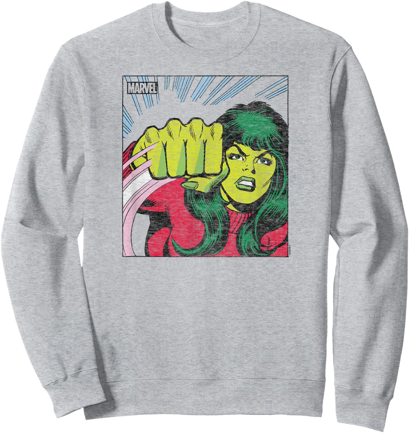 She-Hulk - Comic Panel Sweatshirt - Sweatshirt | Ash