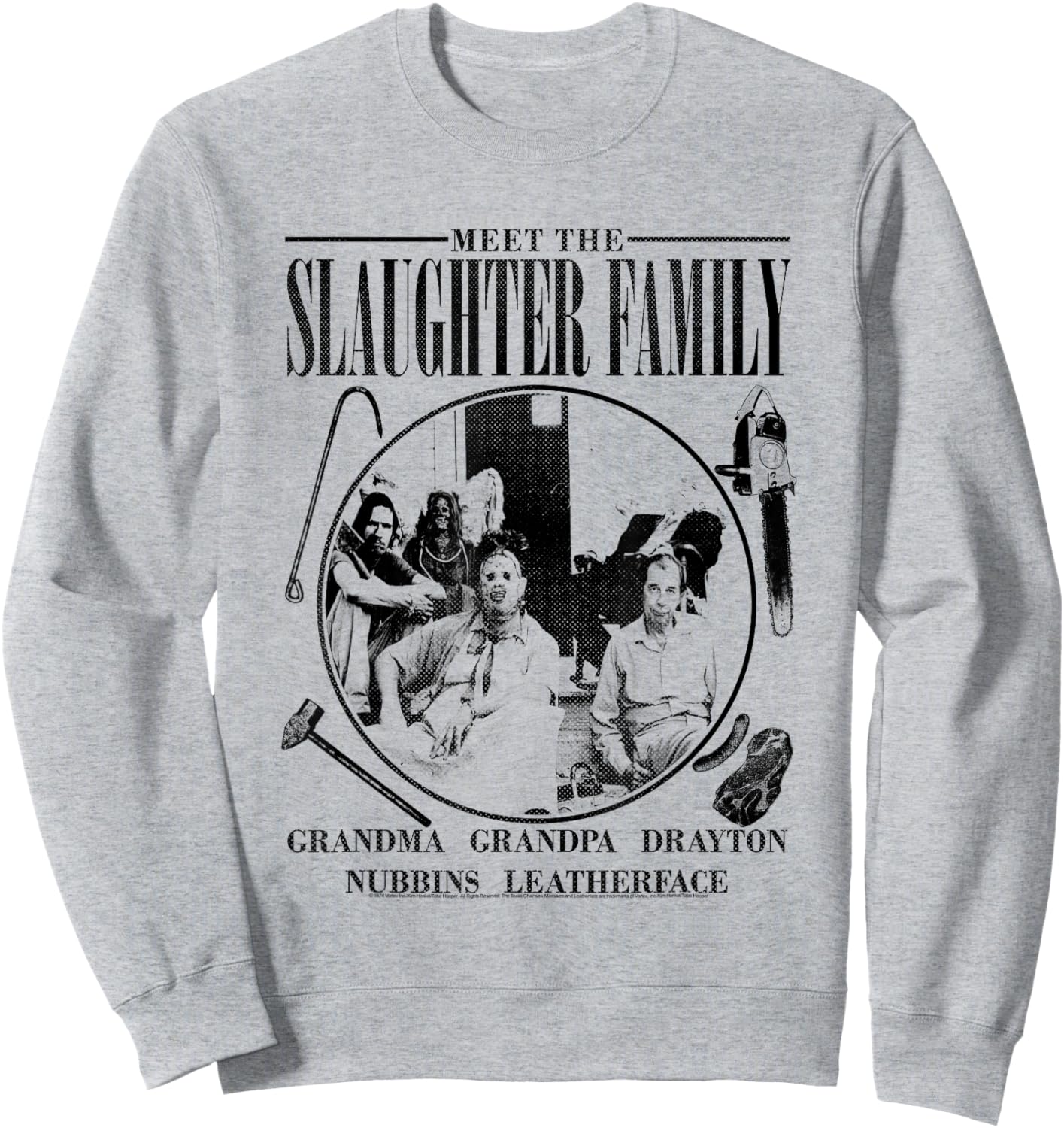 Texas Chainsaw Massacre The Slaughter Family Sweatshirt - Sweatshirt | Ash