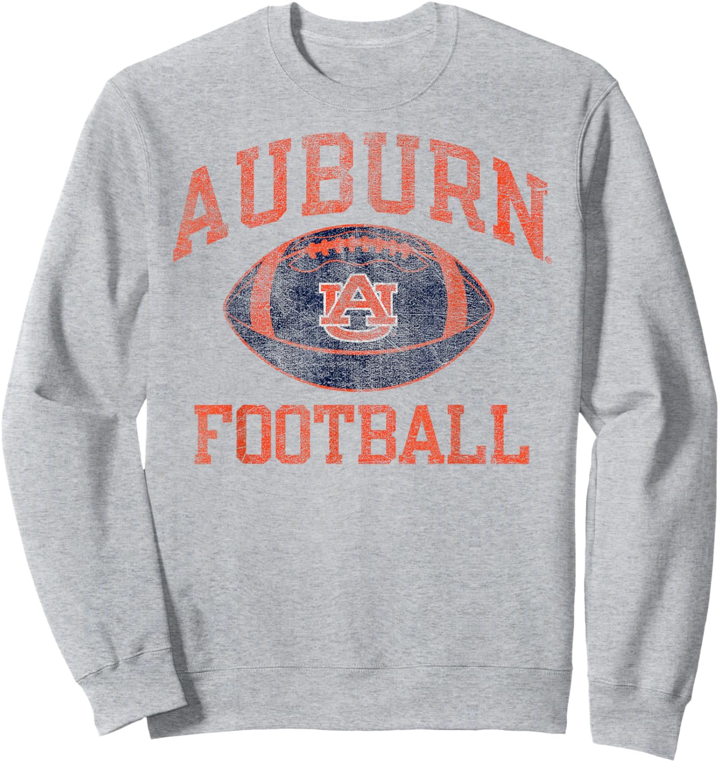 Auburn Tigers Football Intensity White Officially Licensed Sweatshirt - Sweatshirt | Ash