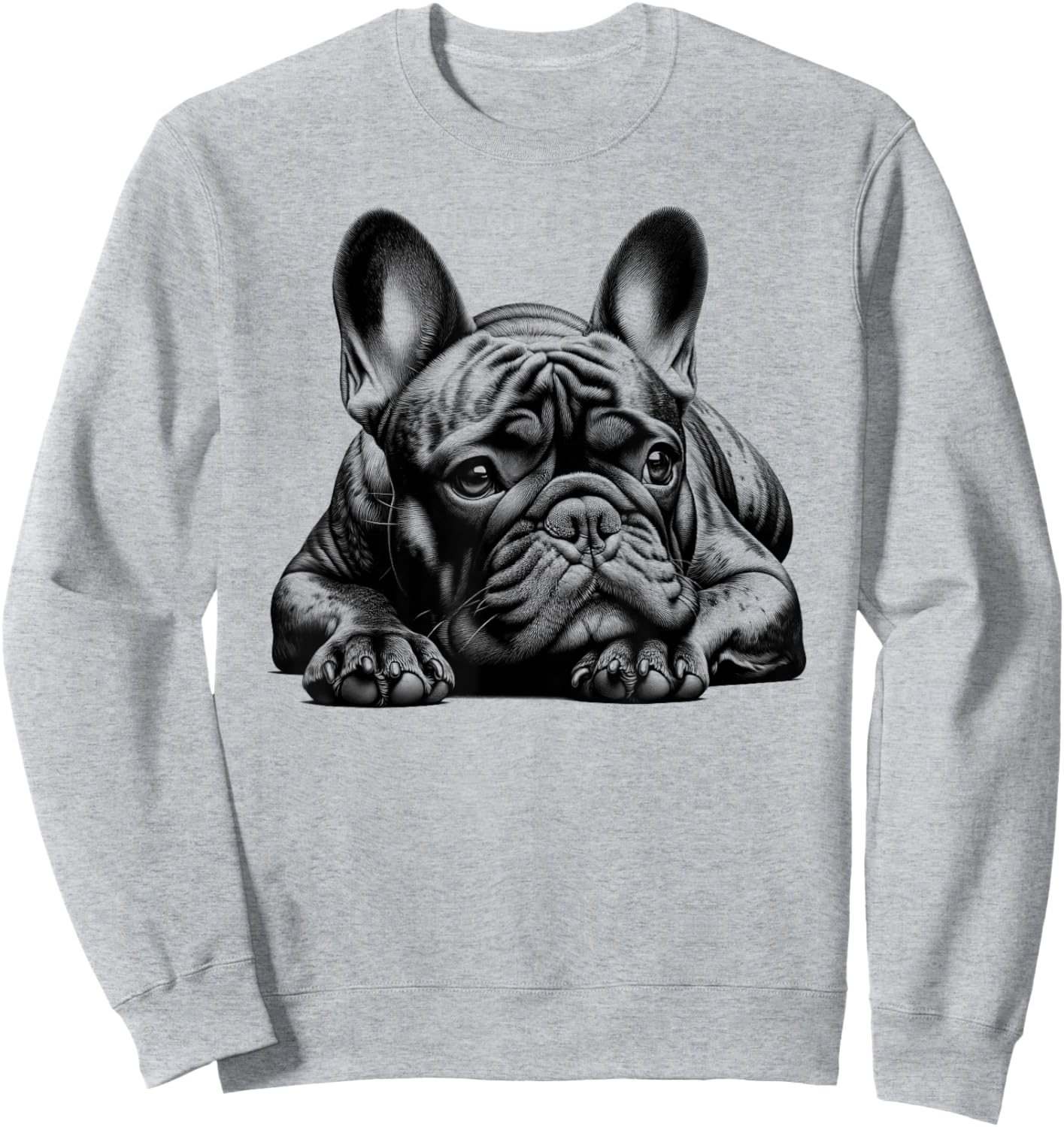 Dreamy French Bulldog in Lying Pose Sweatshirt - Sweatshirt | Ash