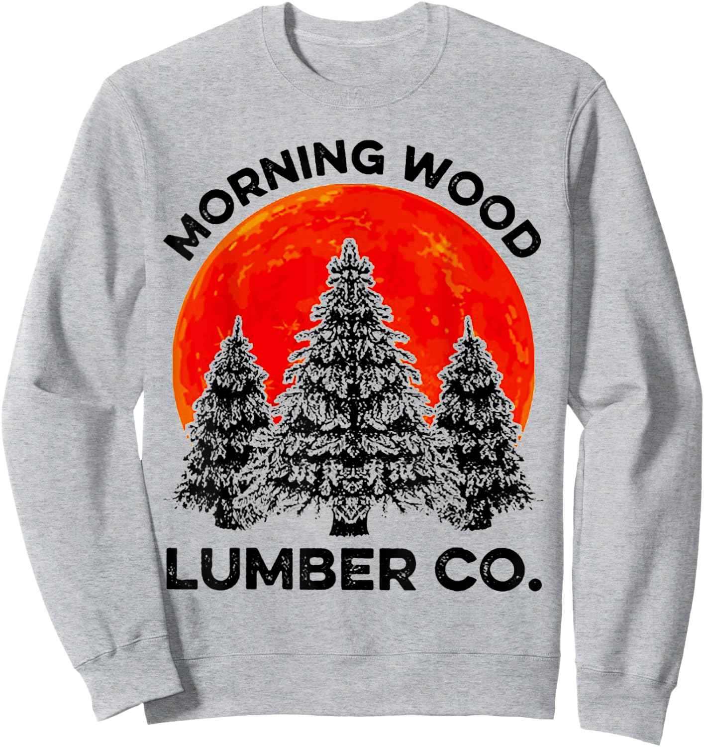 Morningwood Lumber Co. Sunset Forest Sweatshirt - Sweatshirt | Ash
