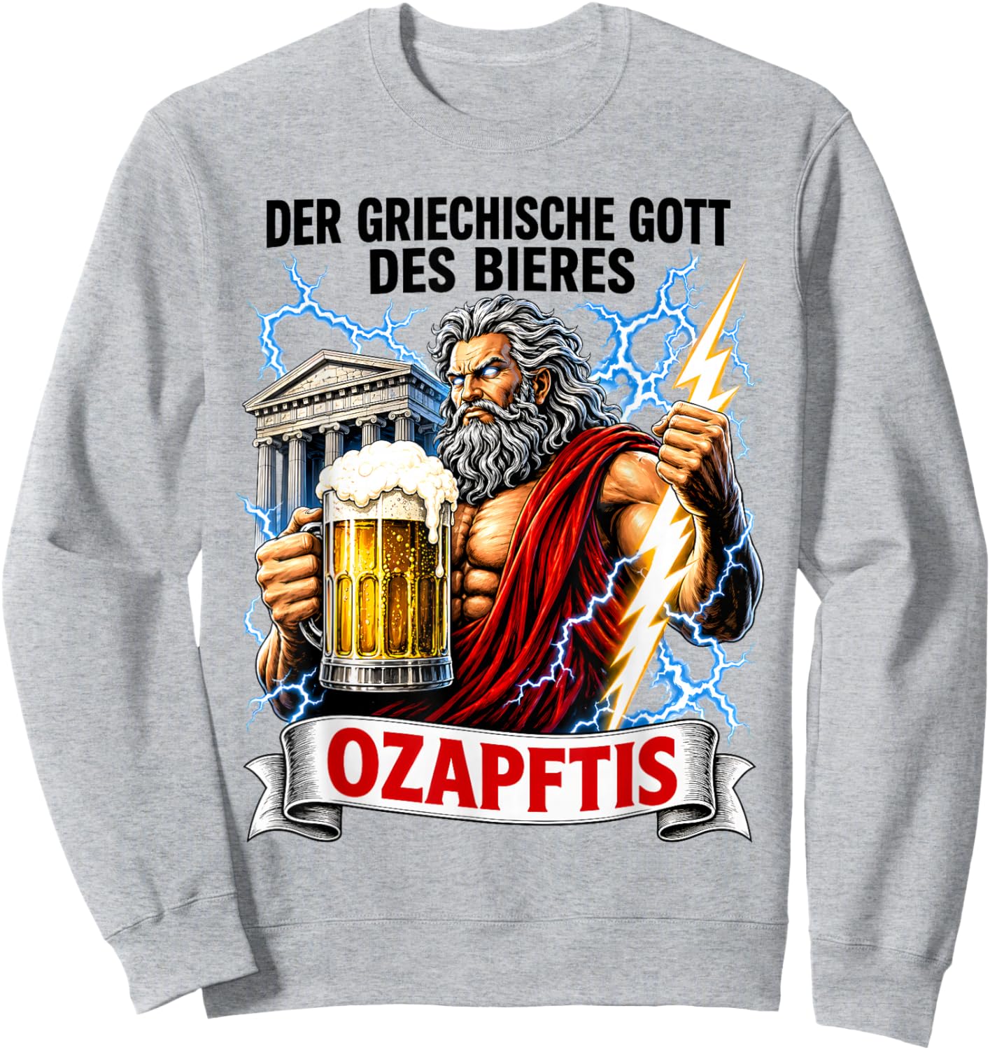 O zapft is. Bier Sweatshirt - Sweatshirt | Ash
