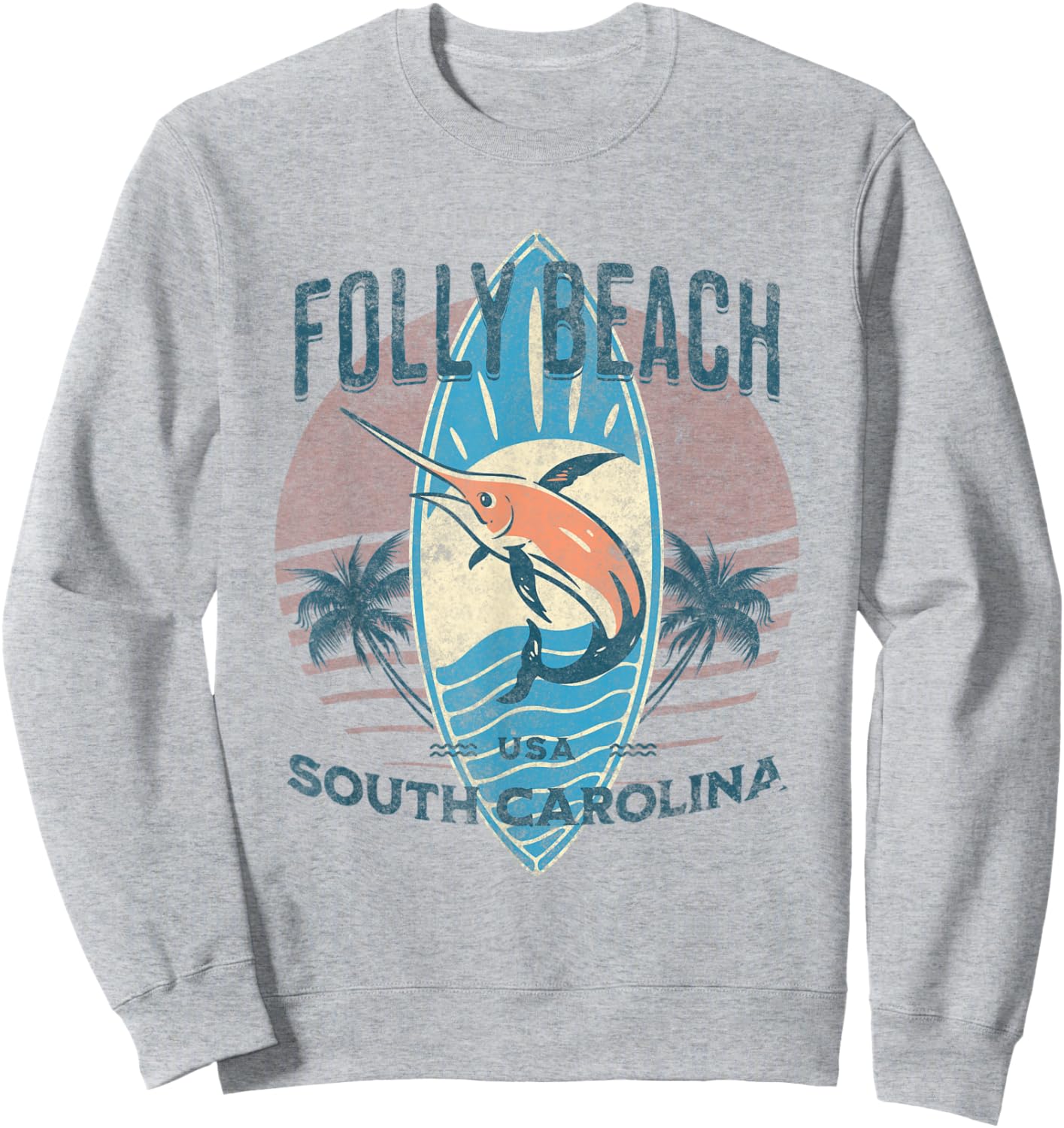 Folly Beach Sweatshirt - Sweatshirt | Ash