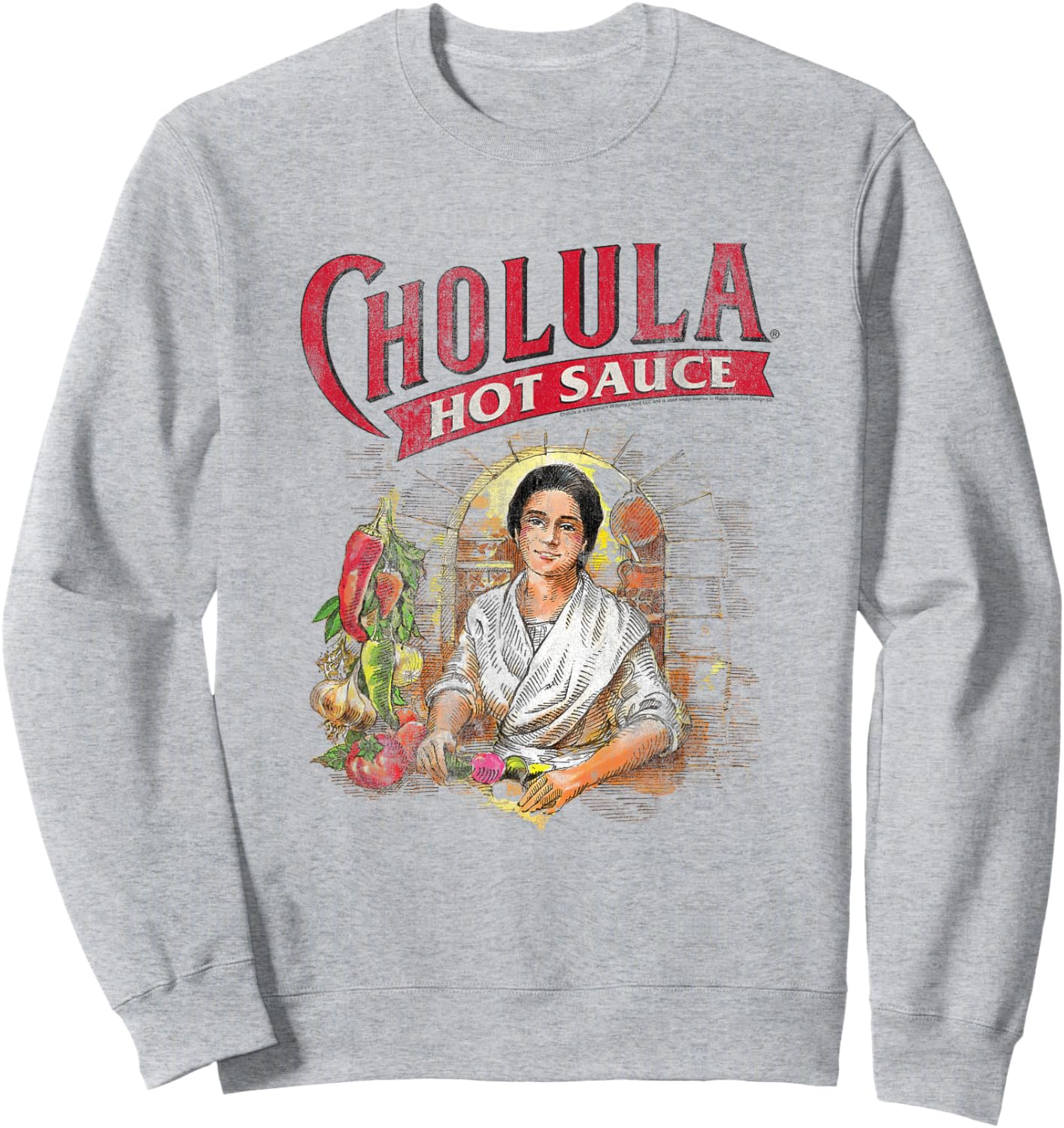 Cholula Mother Of Spices Hot Sauce Sweatshirt - Sweatshirt | Ash