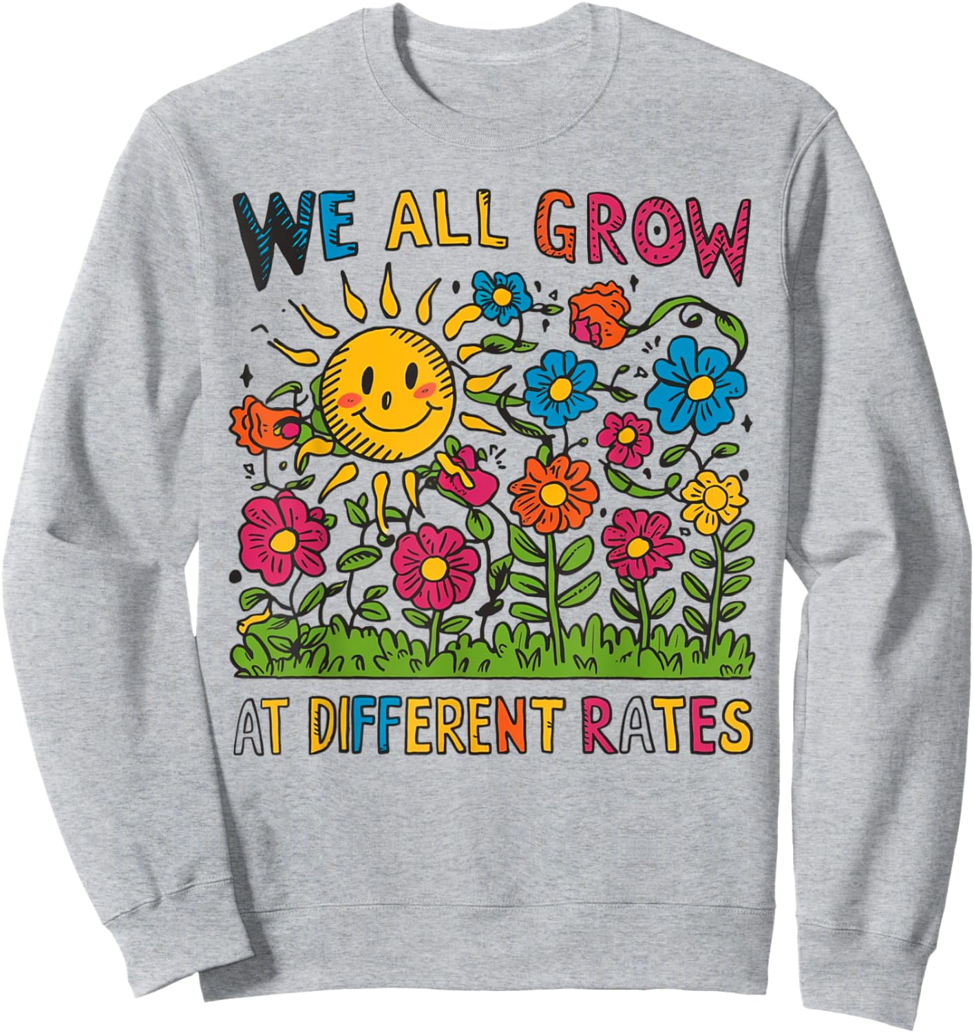 Teacher Inclusion Learning Special Education Back to School Men Women Girls Kids Sweatshirt - Sweatshirt | Ash