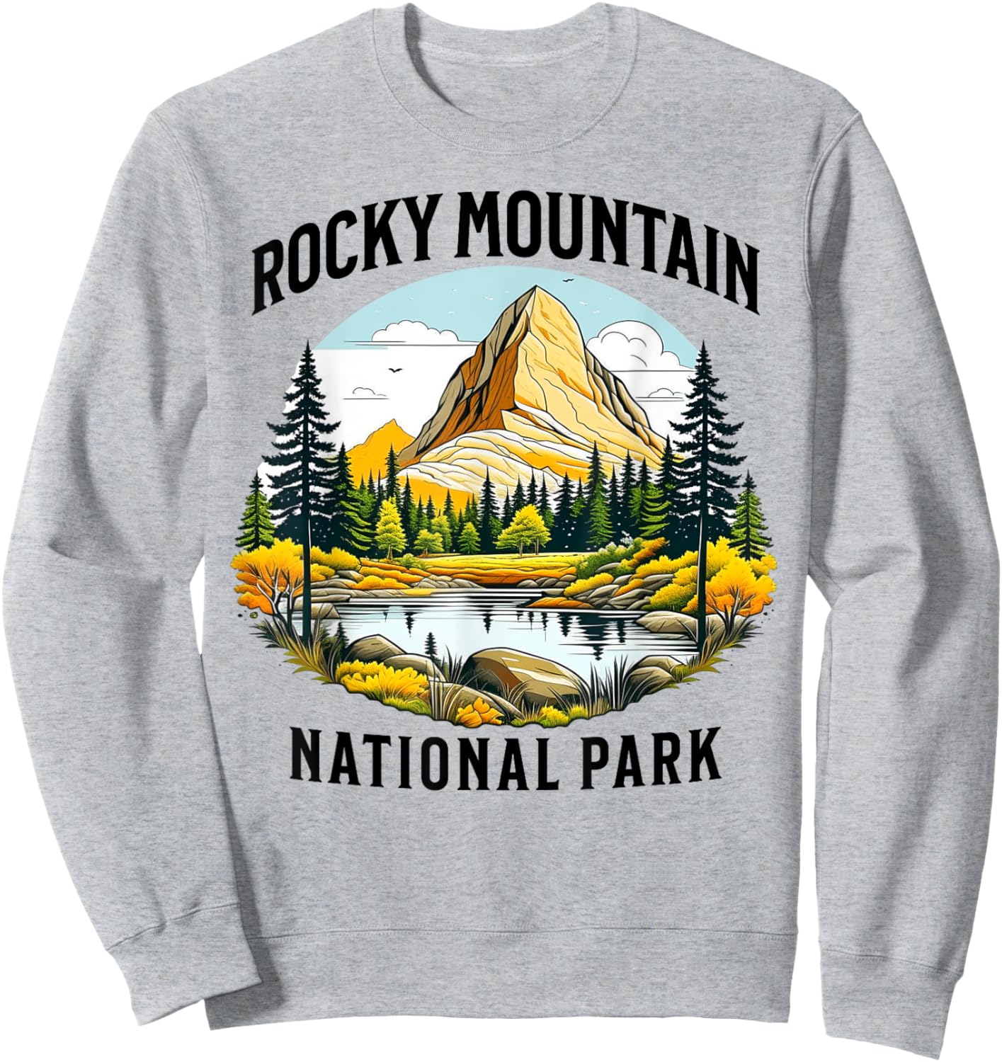 Rocky Mountain National Park Sweatshirt - Sweatshirt | Ash
