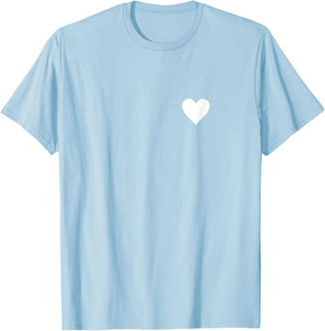 Red Shirt with Heart 2024 Wear To Fight Heart Disease T-Shirt - T-Shirt | Light Blue