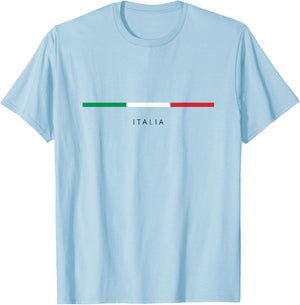 Italy Printed T-Shirt - T-Shirt | Light Blue