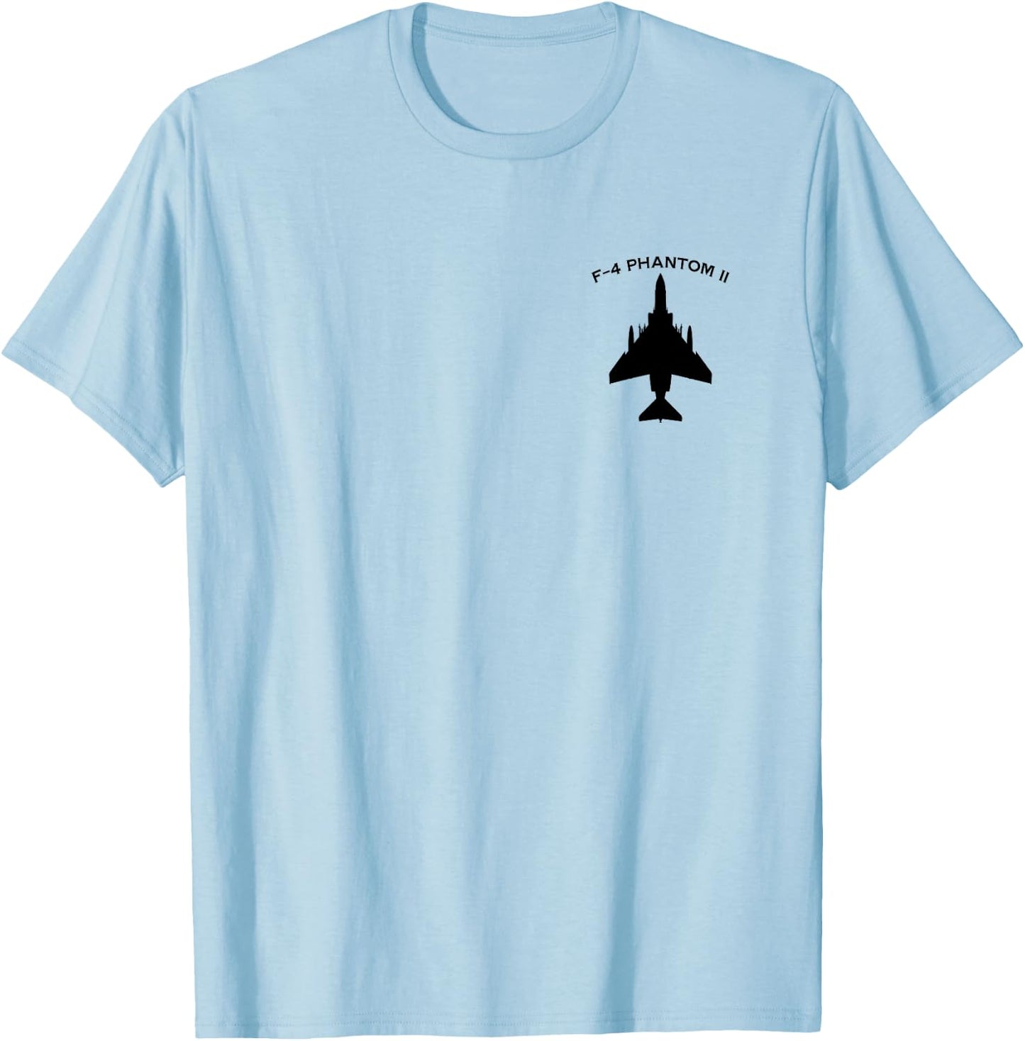 F-4 Phantom II Naval Fighter Bomber Jet Interceptor Aircraft T-Shirt - T-Shirt | Light Blue