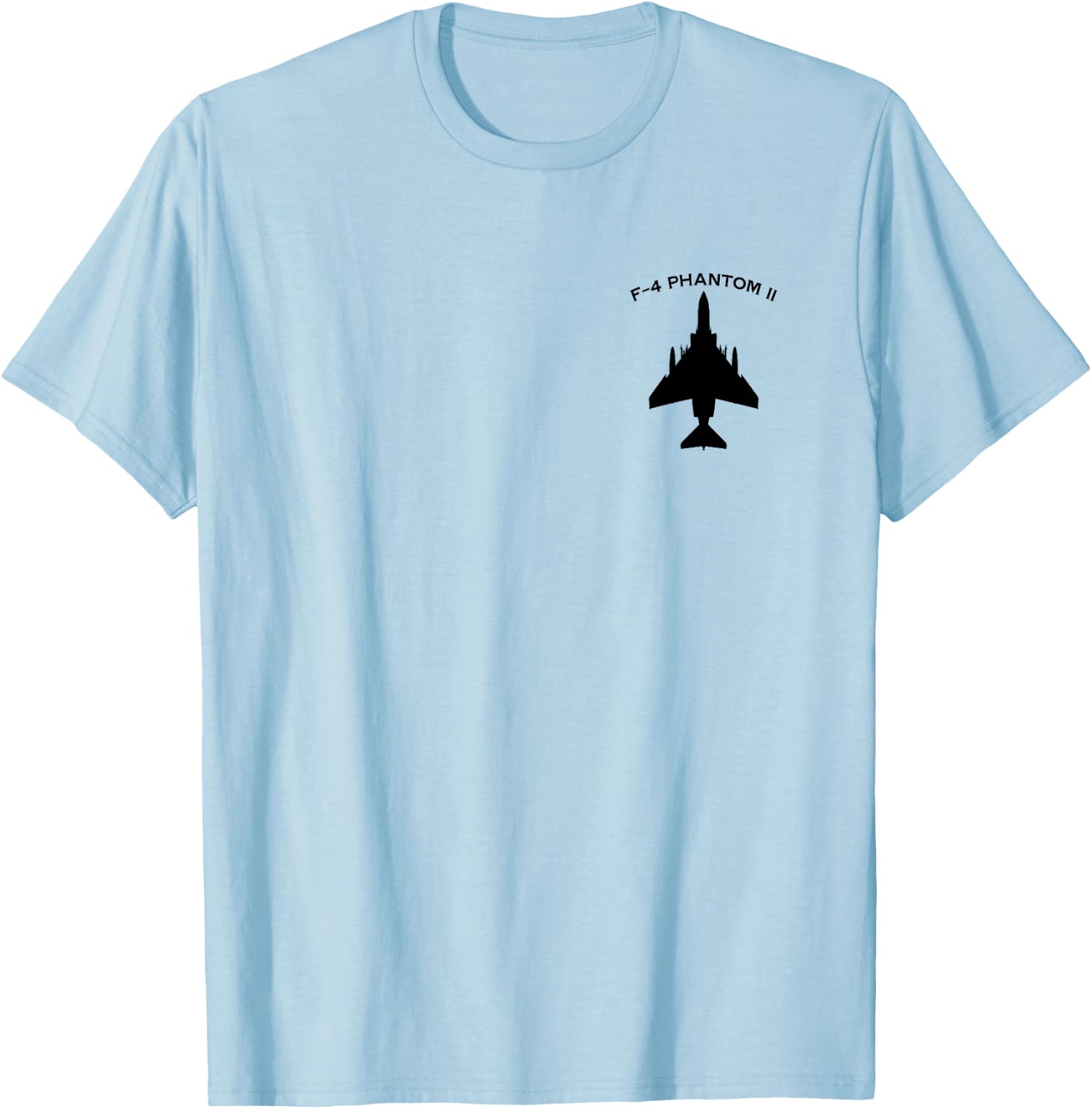 F-4 Phantom II Naval Fighter Bomber Jet Interceptor Aircraft T-Shirt - T-Shirt | Light Blue