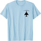 F-4 Phantom II Naval Fighter Bomber Jet Interceptor Aircraft T-Shirt - T-Shirt | Light Blue