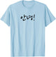"Hello!" in Korean Language Word Funny Cute T-Shirt - T-Shirt | Light Blue