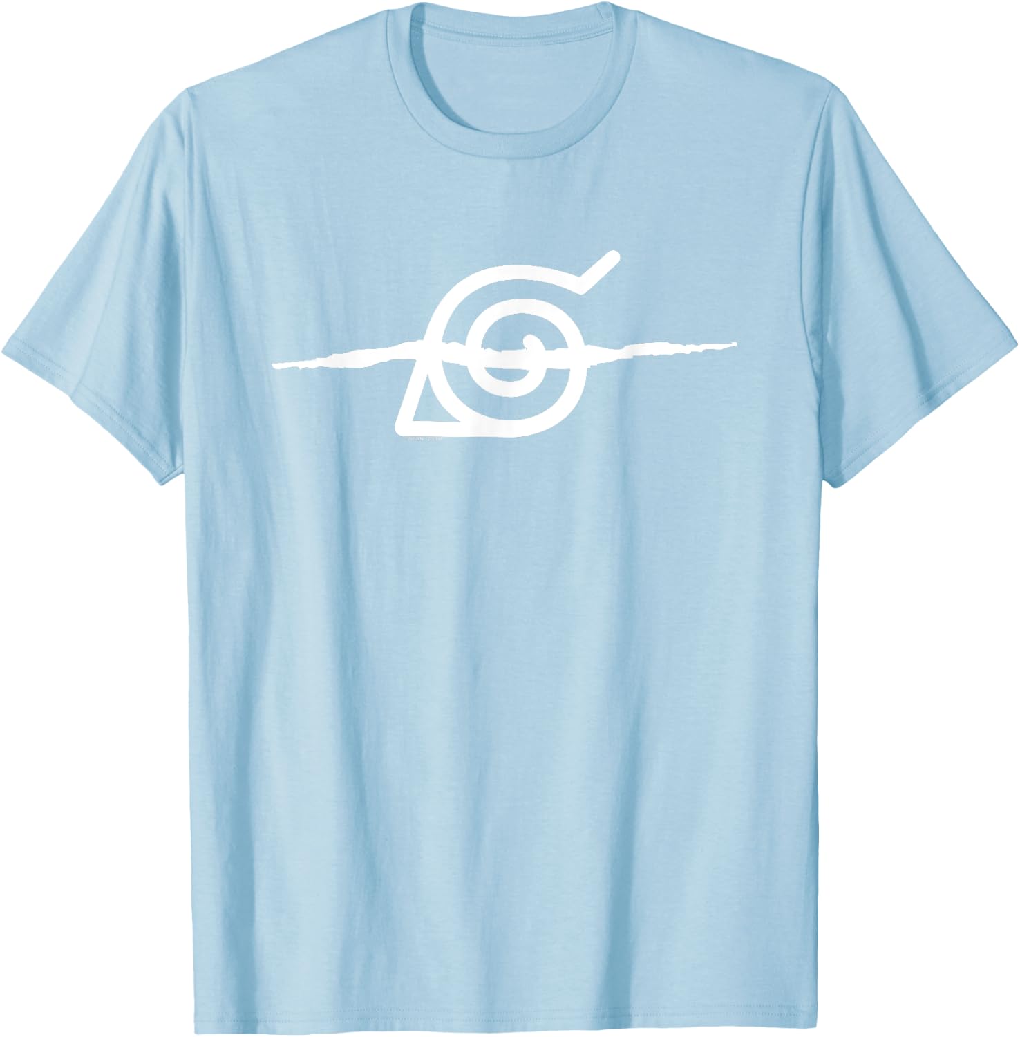 Naruto Shippuden Anti-Leaf Symbol Anime T-Shirt - T-Shirt | Light Blue