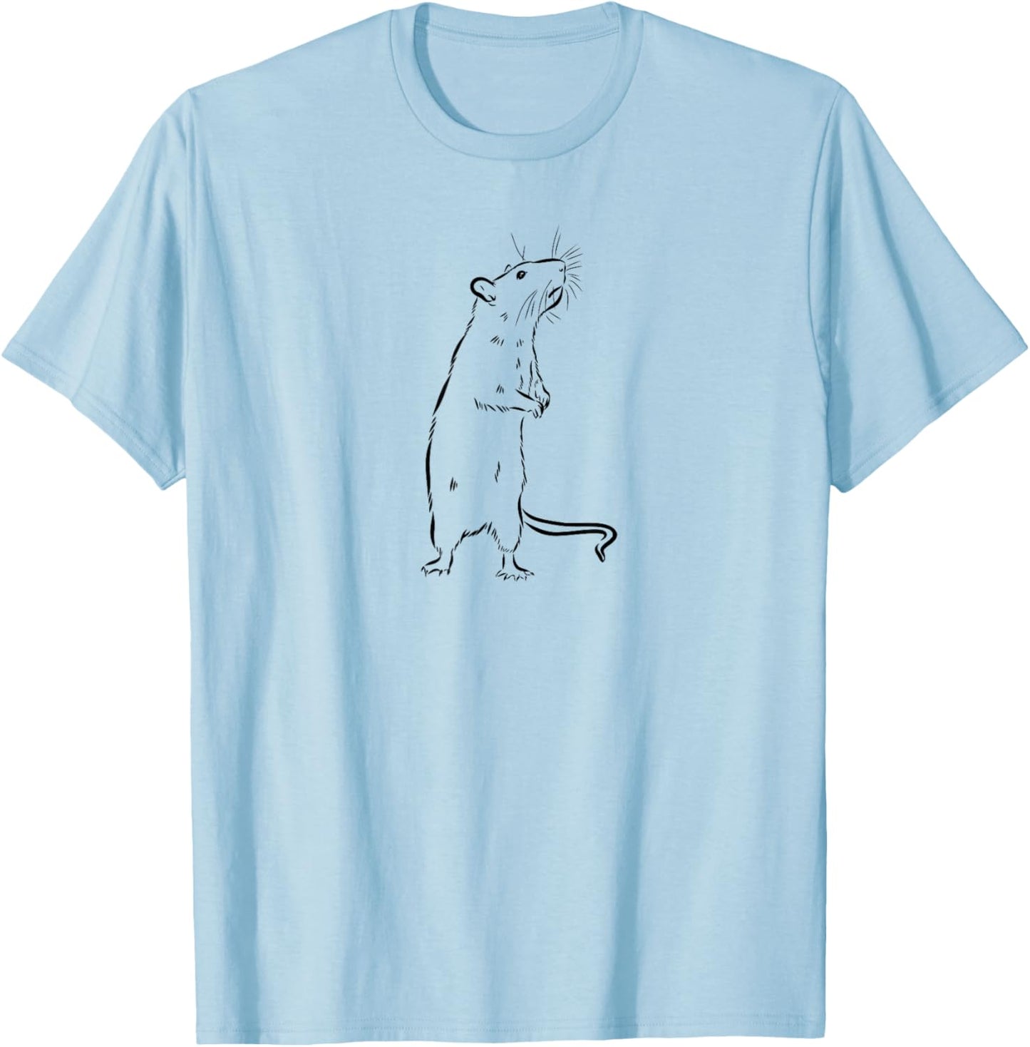 Cute Funny Pet Rat Lover T-Shirt - T-Shirt | Light Blue