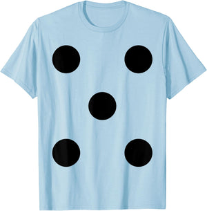 Dice 5 Halloween Costume Friends Group Family Games T-Shirt - T-Shirt | Light Blue
