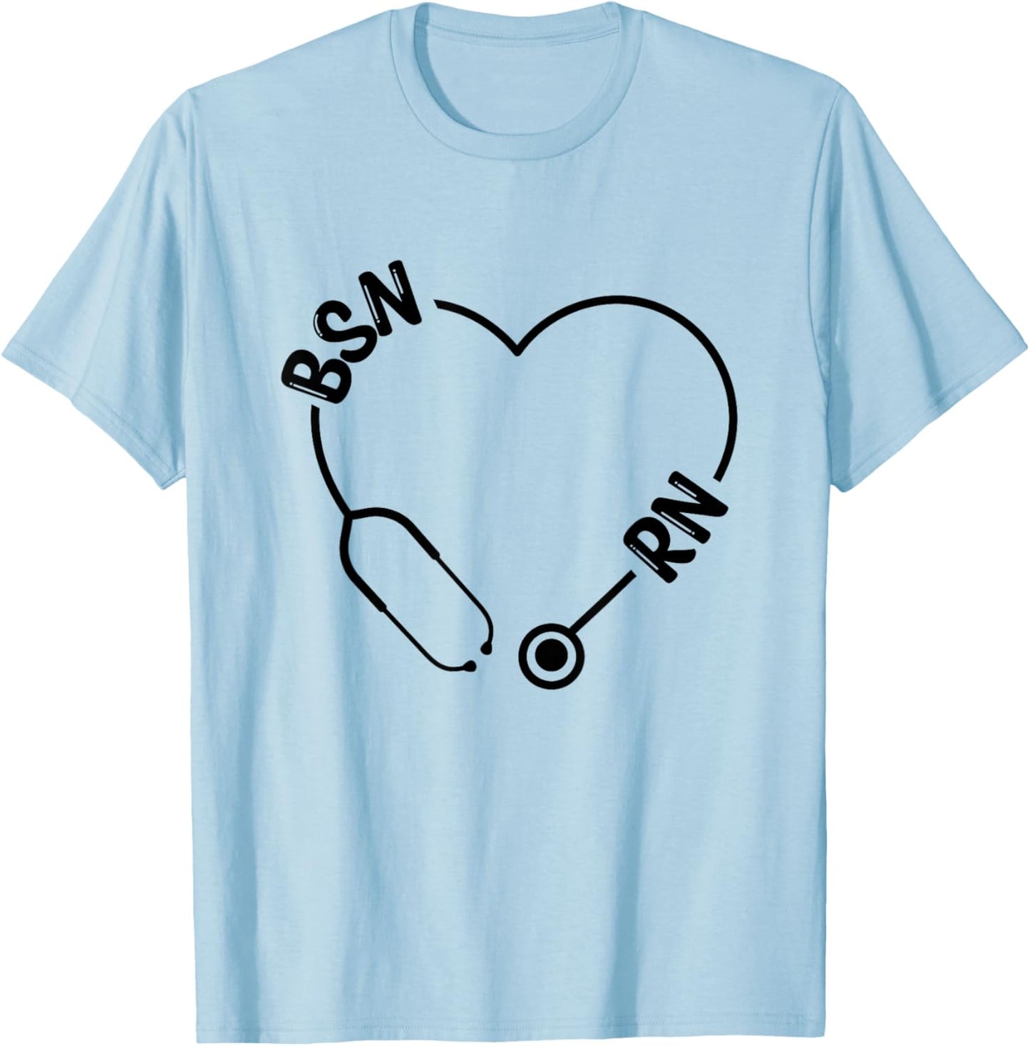 BSN RN Nurse Graduation Nursing Essentials BSN Nurses T-Shirt - T-Shirt | Light Blue