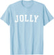 Jolly Merry Christmas T-Shirt - T-Shirt | Light Blue