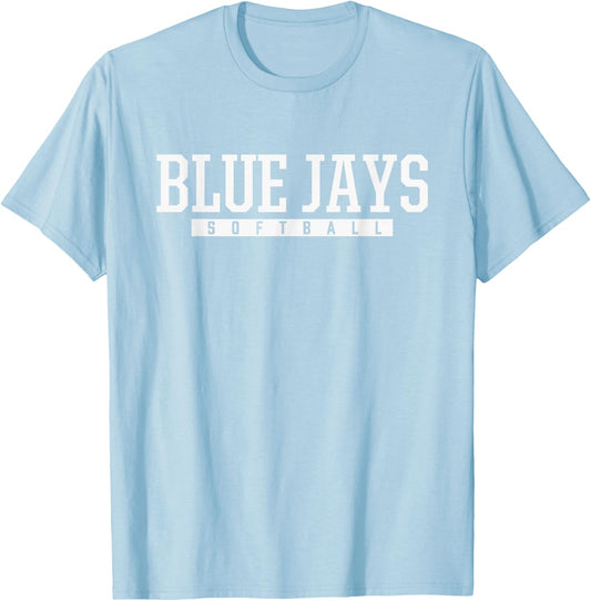 Cimarron Blue Jays Softball HS T-Shirt - T-Shirt | Light Blue