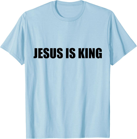 Jesus is king T-Shirt - T-Shirt | Light Blue