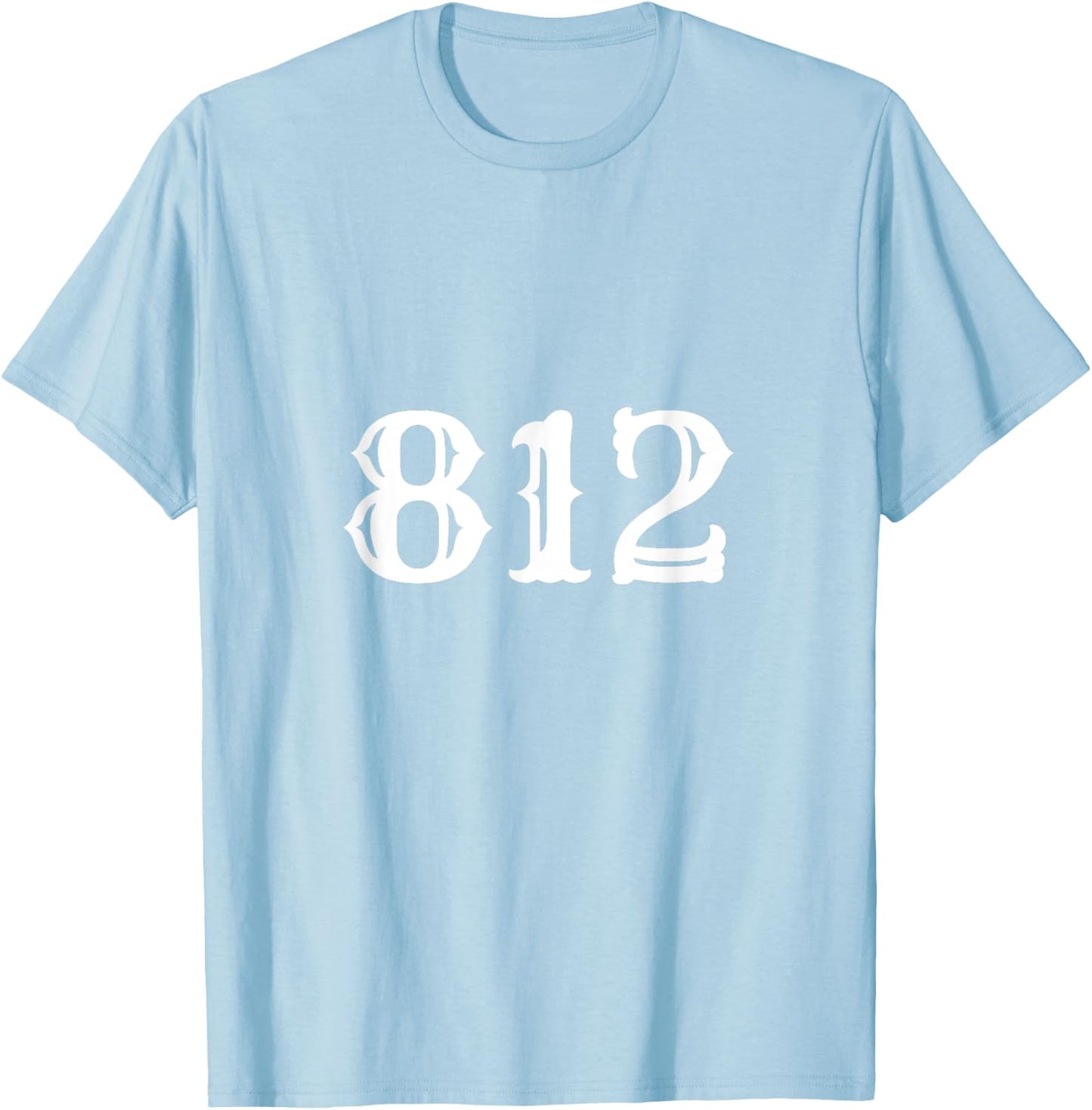 812 Indiana Area Code T-Shirt - T-Shirt | Light Blue