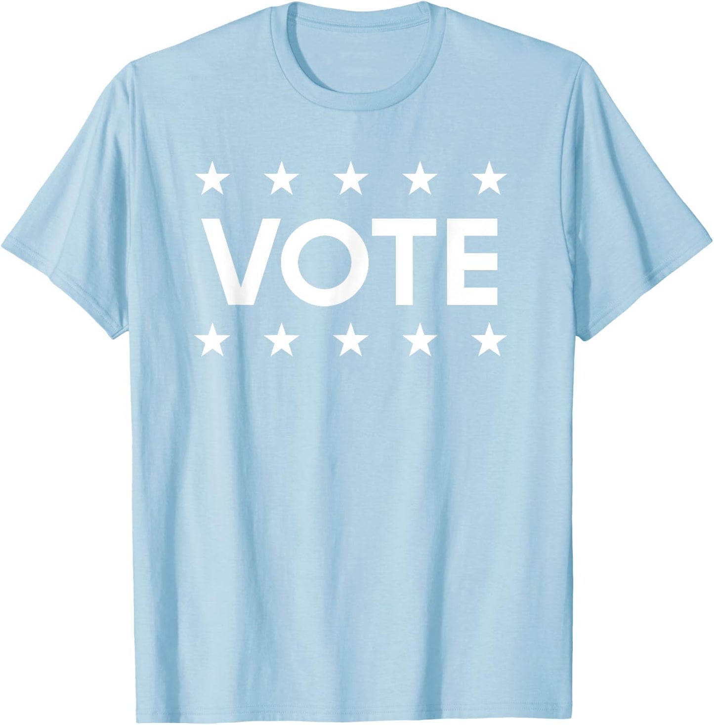 Blue Vote | Red Vote | Women Men 2024 Election T-Shirt - T-Shirt | Light Blue