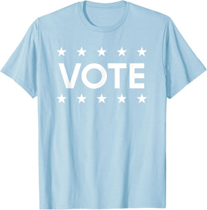 Blue Vote | Red Vote | Women Men 2024 Election T-Shirt - T-Shirt | Light Blue