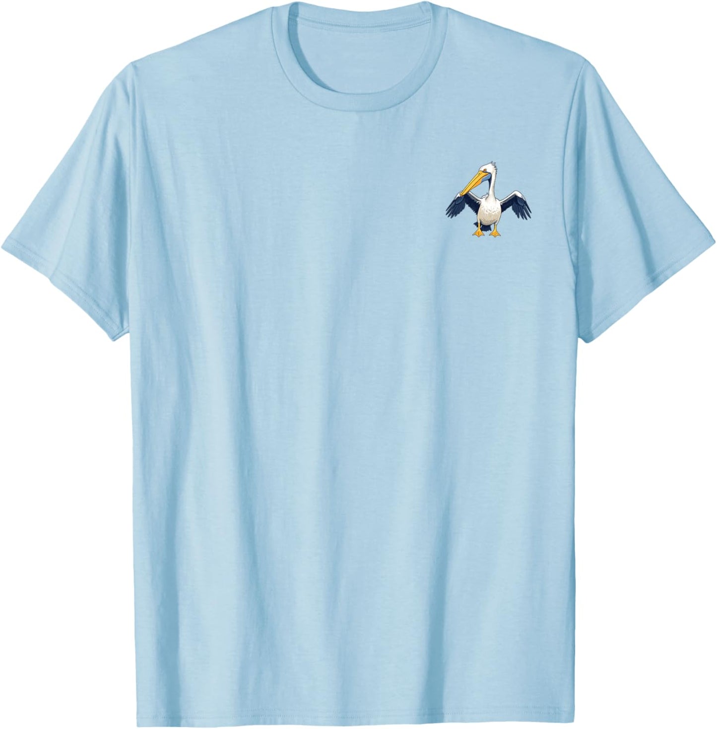Pelican Pocket for Bird Lovers T-Shirt - T-Shirt | Light Blue