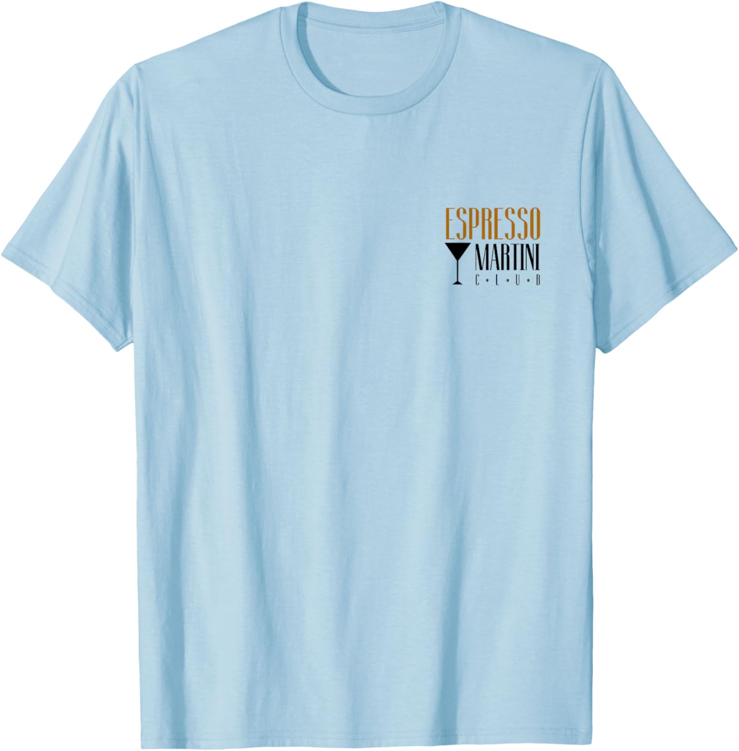 Espresso Martini Club | Coffee Cocktail Cafe Drink Bar Team T-Shirt - T-Shirt | Light Blue