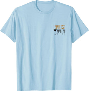 Espresso Martini Club | Coffee Cocktail Cafe Drink Bar Team T-Shirt - T-Shirt | Light Blue